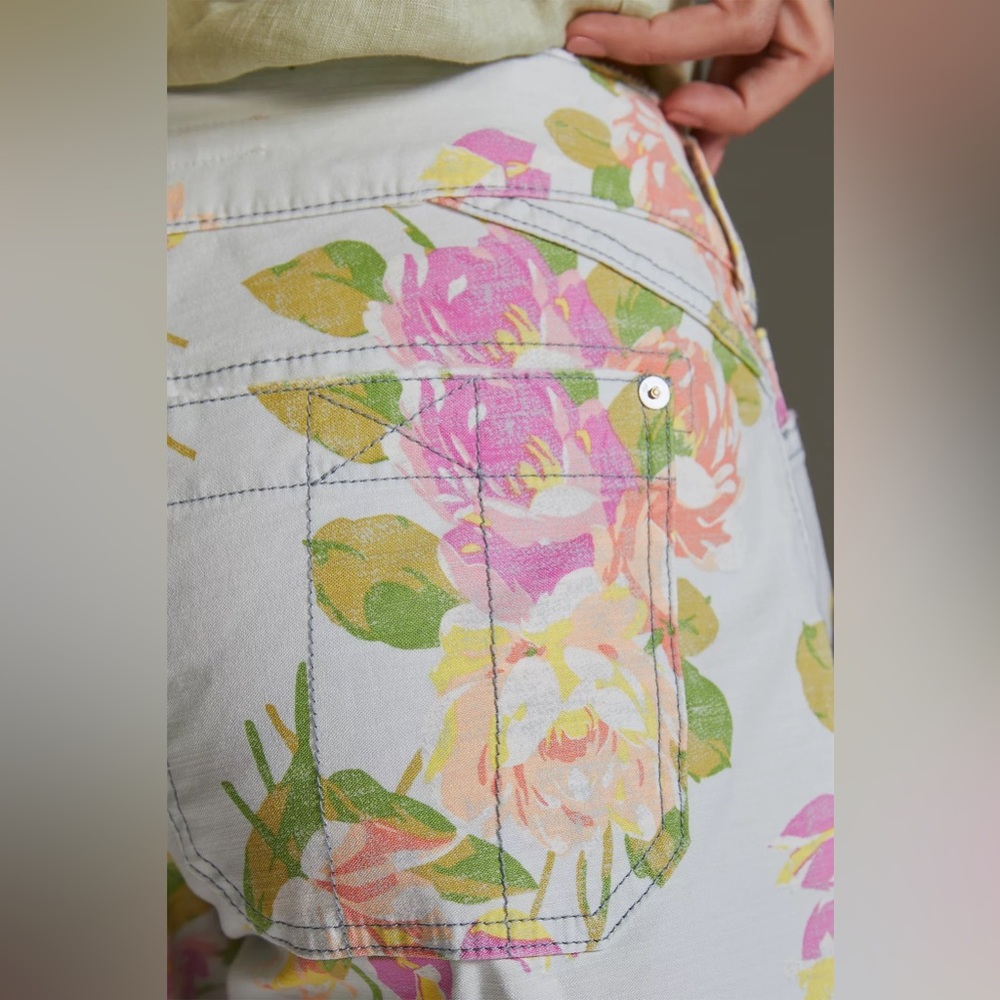 Anthropologie Pilcro The Wanderer Low-Rise Floral Shorts Size 29 - Picture 4 of 14
